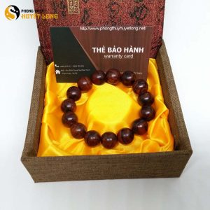 Vòng Tay Sưa Đỏ 14 Ly 15 Hạt