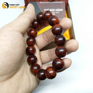 Vòng Tay Vòng Tay Sưa Đỏ 14 Ly 15 HạtSưa Đỏ 14 Ly 15 Hạt