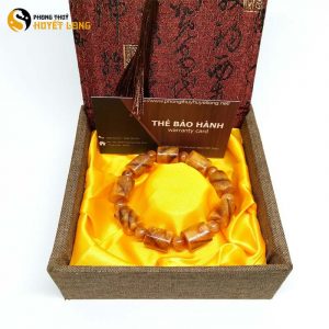 Vòng tay huyết long thấu quang đốt trúc 14ly