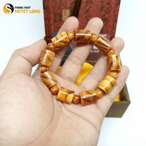 Vòng tay huyết long thấu quang đốt trúc 14ly