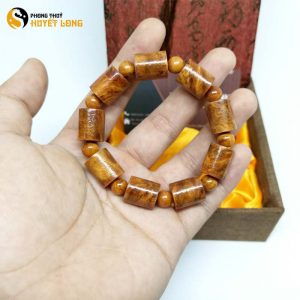 Vòng Tay Huyết Long Nu Đốt Trúc 12 Ly
