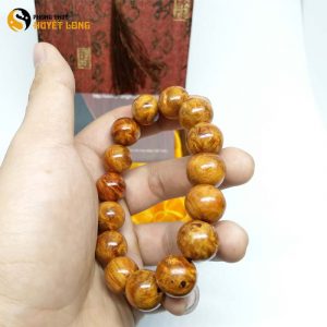 Vòng Tay Phong Thủy Huyết Long Nu 14 Ly