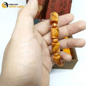 Vòng tay huyết long thấu quang đốt trúc 14ly