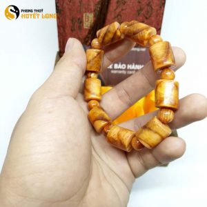 Vòng tay huyết long thấu quang đốt trúc 14ly