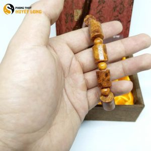 Vòng Tay Huyết Long Nu Đốt Trúc 12 Ly