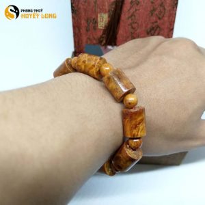 Vòng Tay Huyết Long Nu Đốt Trúc 12 Ly