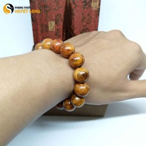 Vòng Tay Phong Thủy Huyết Long Nu 14 Ly