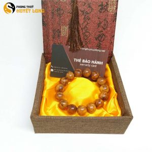 Vòng Tay Phong Thủy Huyết Long Nu 14 Ly