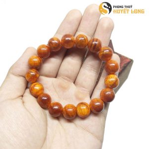 vòng tay gỗ huyết long vip thấu quang 100%