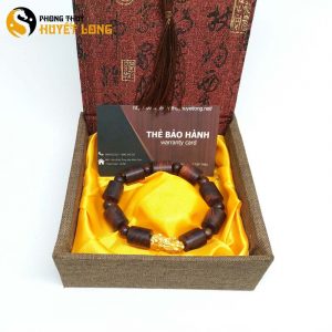 Vòng Tay Gỗ Sưa Đỏ Đốt Trúc 12 Ly