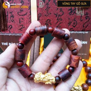 Vòng tay gỗ Sưa đốt trúc 12 ly