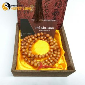 Chuỗi huyết long vip 108 hạt 8ly (thấu quang 100%)