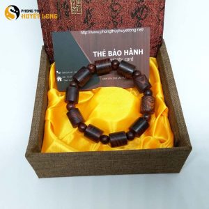 Vòng Tay Sưa Đỏ Đốt Trúc 12 Ly