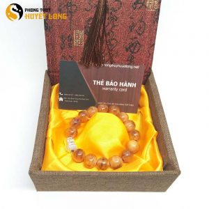 Vòng Tay Huyết Long Vip 12 Ly Mix Mặt Phật Bạc 925