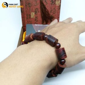 Vòng Tay Sưa Đỏ Đốt Trúc 12 Ly