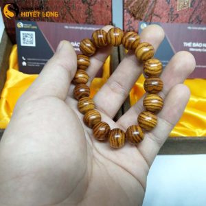 Vòng Tay Sưa Đỏ Quảng Bình 12 Ly 17 Hạt (Size Nam)