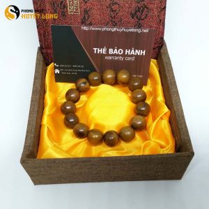 Vòng Tay Gỗ Bách Xanh 14 Ly (Size Nam)