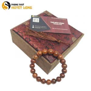 Vòng Tay Gỗ Sưa Đỏ Quảng Bình 10Ly (Size Nữ)