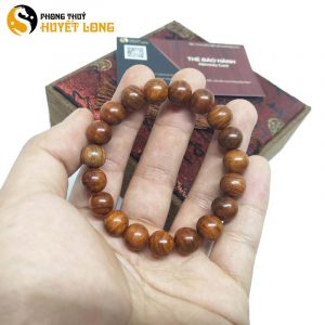 Vòng Tay Gỗ Sưa Đỏ Quảng Bình 10Ly (Size Nữ)