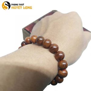 Vòng Tay Gỗ Sưa Đỏ Quảng Bình 10Ly (Size Nữ)
