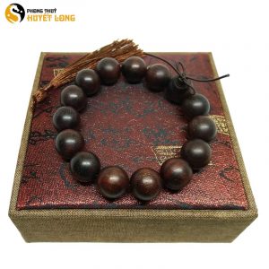 Vòng Tay Gỗ Tử Đàn Tiểu Điệp Sao Ấn Độ 12 Ly (Size Nam) (Sao chép)
