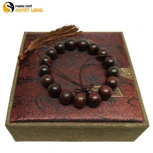 Vòng Tay Gỗ Tử Đàn Tiểu Điệp Sao Ấn Độ 12Ly (Size Nam)