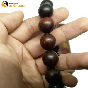 Vòng Tay Gỗ Tử Đàn Tiểu Điệp Sao Ấn Độ 12 Ly (Size Nam) (Sao chép)