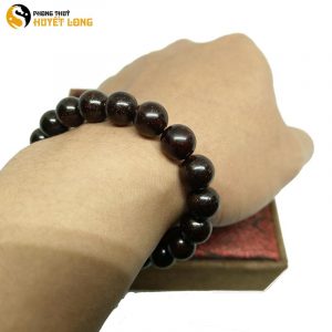 Vòng Tay Gỗ Tử Đàn Tiểu Điệp Sao Ấn Độ 10Ly