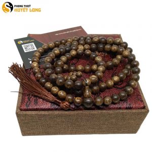 Chuỗi 108 Hạt Trầm Sánh Chìm 8 Ly Cao Cấp