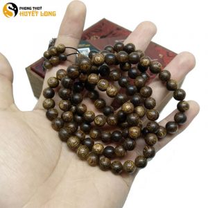 Chuỗi 108 Hạt Trầm Sánh Chìm 8 Ly Cao Cấp