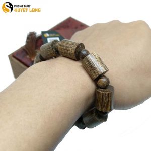 Vòng Tay Trầm Sánh Chìm Trúc 12 Ly Cao Cấp (Size Nam)