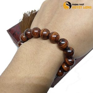 Vòng tay gỗ sưa đỏ tự nhiên