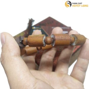 Vòng tay hoàng đàn tuyết lạng sơn dạng trúc