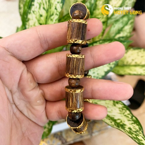 Vòng Tay Trầm Sánh Chìm Bọc Vàng Vòng Tay Trầm Sánh Chìm Bọc Vàng