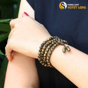 Chuỗi Trầm Hương Tốc Rừng 108 Hạt Tự Nhiên