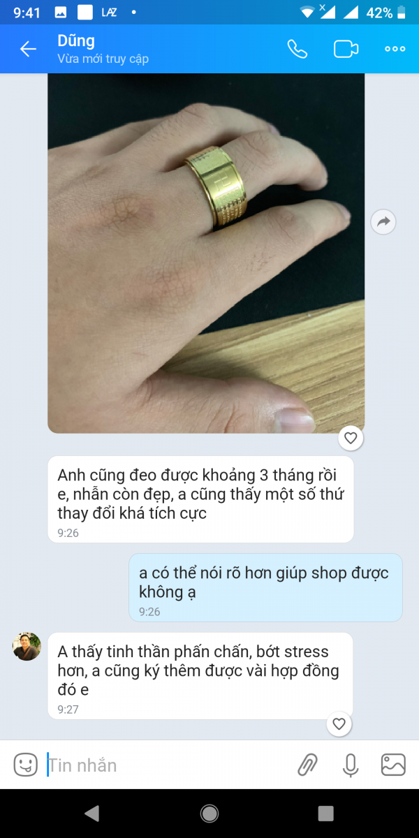 Nhẫn Bát Nhã Tâm Kinh - Nhẫn Xoay Thần Chú - Tặng Vòng Đá Tỳ Hưu