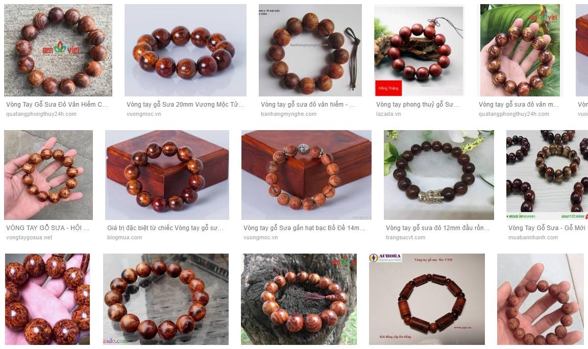 Vòng Tay Gỗ Sưa Đỏ 10 Ly 19 Hạt (Size Nữ) Vòng Tay Gỗ Sưa Đỏ 10 Ly 19 Hạt (Size Nữ)