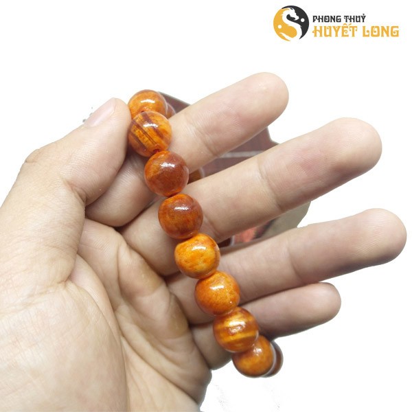 Vòng Huyết Long Vip 12ly (Size Nam- Thấu quang 100%)