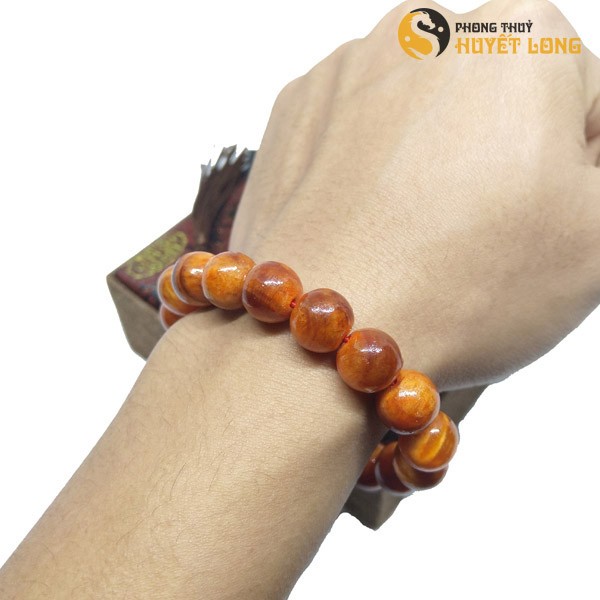 Vòng Huyết Long Vip 12ly (Size Nam- Thấu quang 100%)