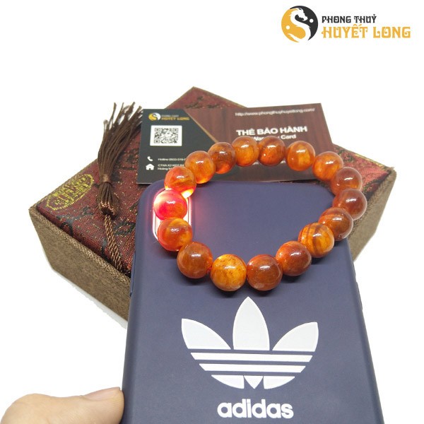 Vòng Huyết Long Vip 12ly (Size Nam- Thấu quang 100%)