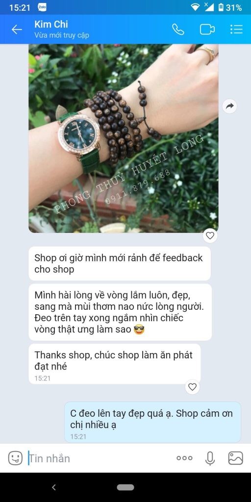 Chuỗi 108 Hạt Trầm Sánh Chìm 8 Ly Cao Cấp