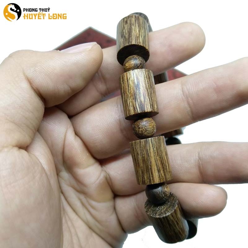 Vòng Tay Trầm Sánh Chìm Trúc 12Ly Cao Cấp