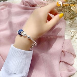 Lắc tay, vòng tay bạc nữ kiểu hàn quốc