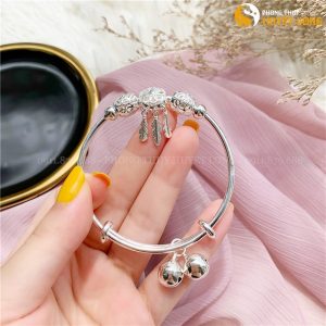 8Lắc tay bạc nữ, vòng tay bạc nữ kiểu hàn quốc dream catcher