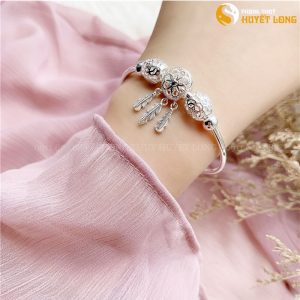 Lắc tay bạc nữ, vòng tay bạc nữ kiểu hàn quốc dream catcher