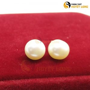 Bông tai nữ bạc đính ngọc tai thật