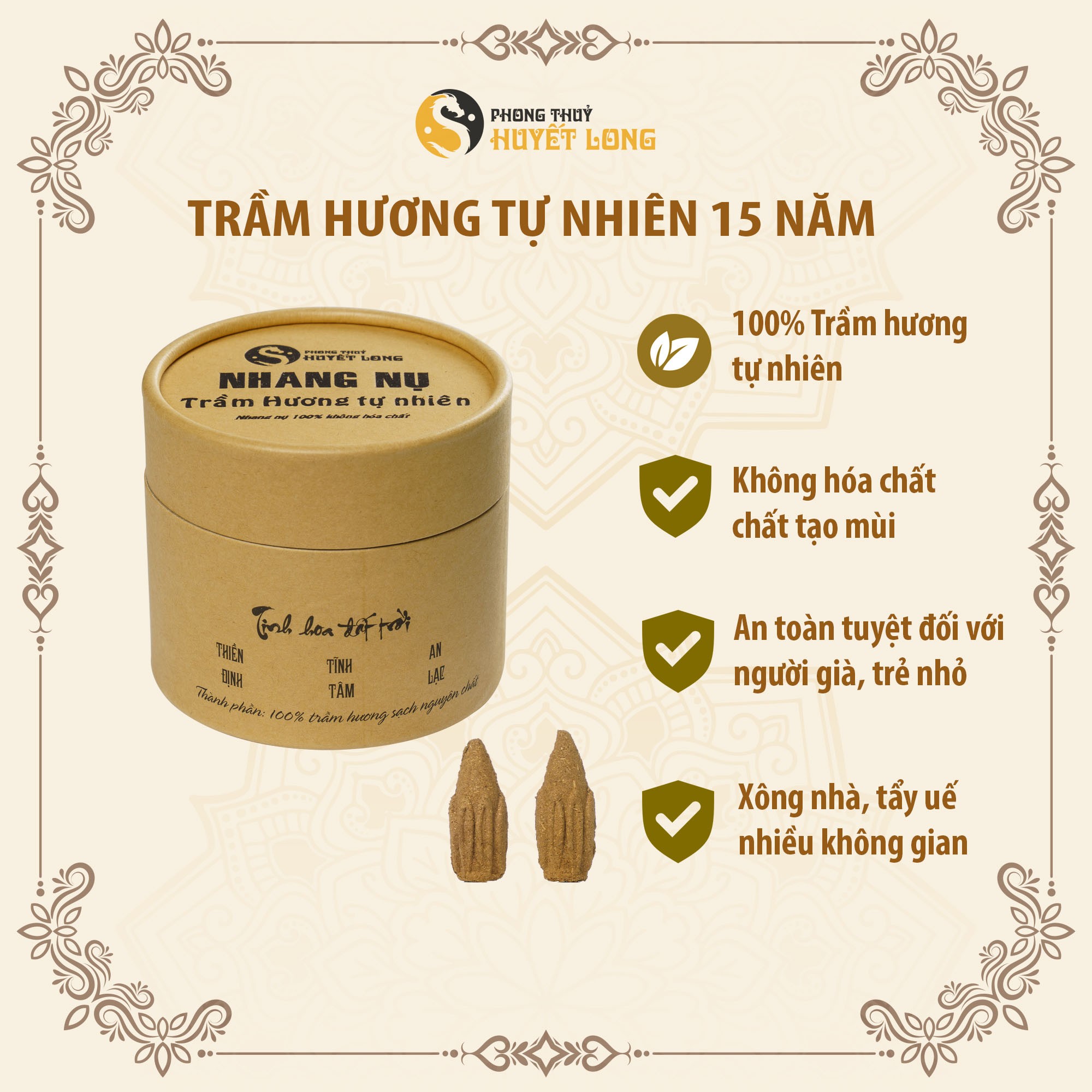 Nhang Nụ Trầm Hương Sạch, Nụ Trầm Hương, Nhang Trầm