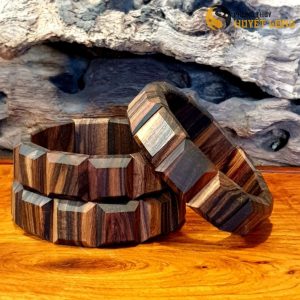 Vòng Tay Gỗ Bách Xanh Chìm Nước Dạng Lách Đồng Hồ, Lắc Tay Gỗ Tự Nhiên Thơm Ngọt Vĩnh Viễn, Phong Thủy, Bình An