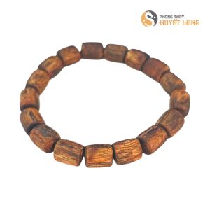 Vòng Tay Trầm Hương Kỳ Hải Nam Cao Cấp Size 9mm, Cận Chìm, Dầu Dẻo, Thơm Ngọt Vĩnh Viễn